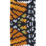 Monarch Butterfly Design Peyote Seed Beaded Bracelet-Maddiethekat Designs