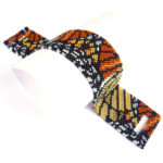 Butterfly Wings Design Delica Seed Beaded Bracelet